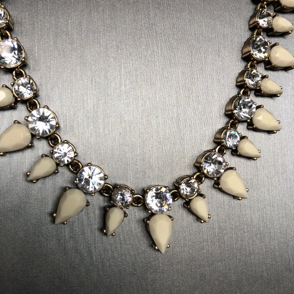 J. Crew Delicate Rhinestone Statement Necklace - image 2